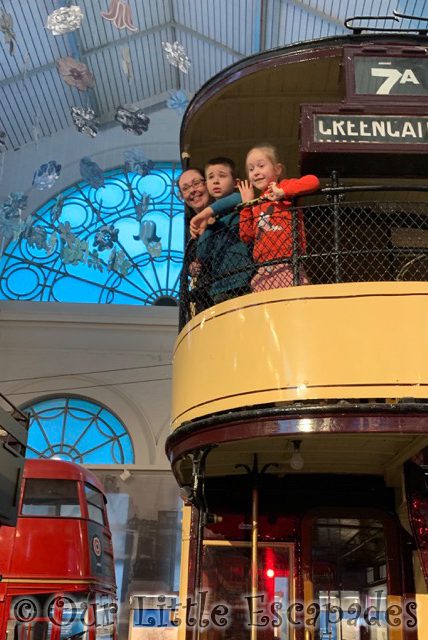 jane ethan little e tram london transport museum