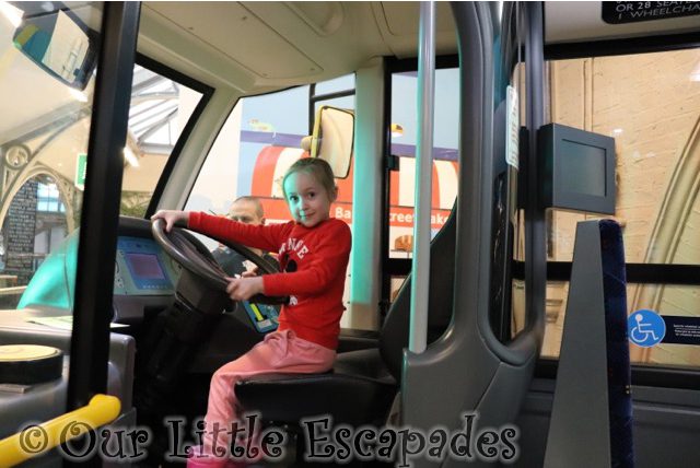 little e bus driver london transport museum