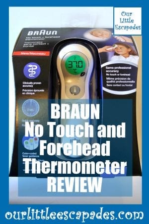 BRAUN No Touch and Forehead Thermometer REVIEW pin