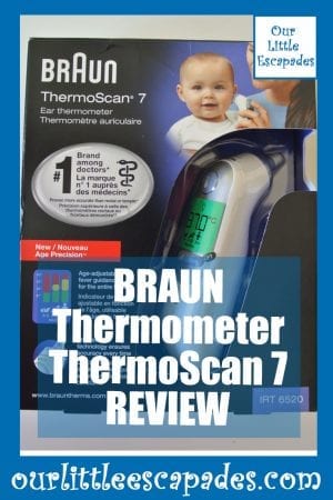 BRAUN Thermometer ThermoScan 7 REVIEW pin