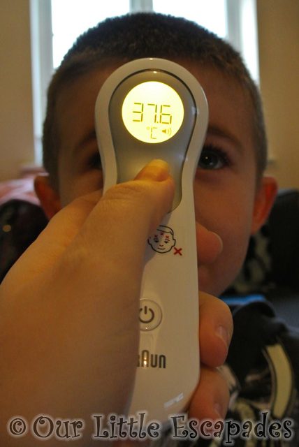 ethan braun no touch forehead thermometer touch mode