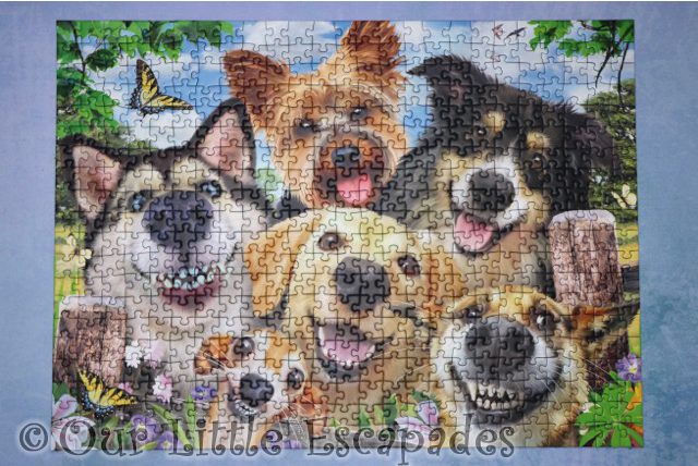 complete ravensburger dogs delight puzzle