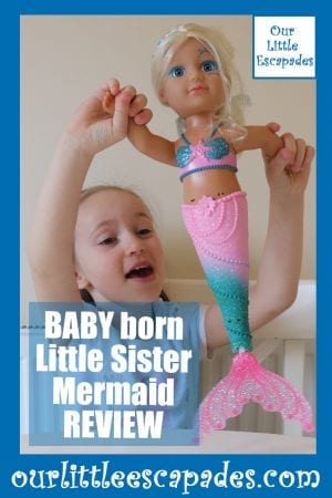 BABY born Little Sister Mermaid REVIEW