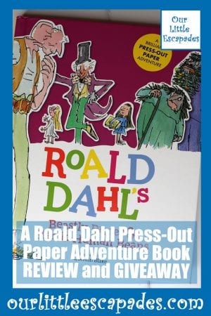 A Roald Dahl Press-Out Paper Adventure Book REVIEW and GIVEAWAY