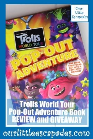 Trolls World Tour Pop Out Adventure Book REVIEW and GIVEAWAY