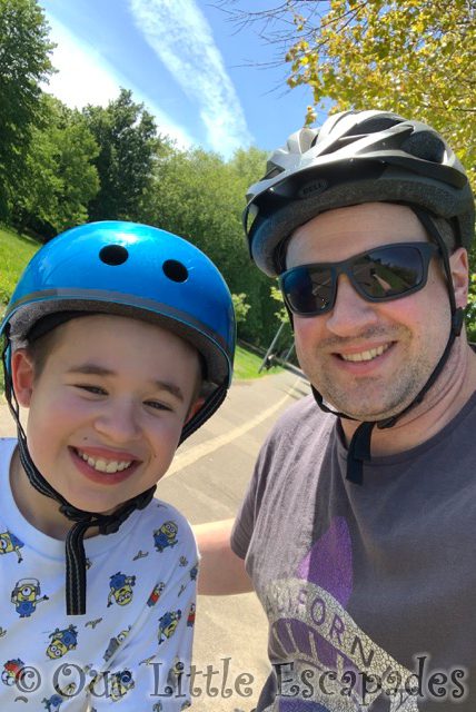 darren ethan cycle helmets autism bike riding