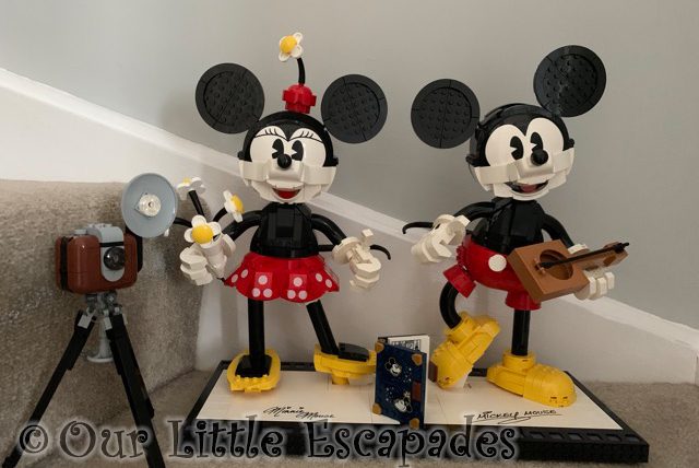 completed lego disney mickey mouse minnie mouse set