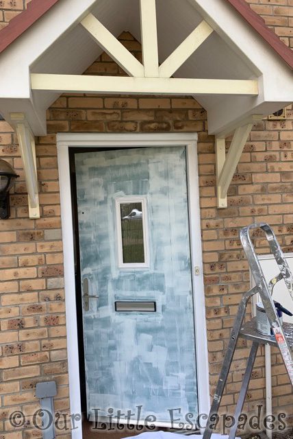 painted front door zinsser primer