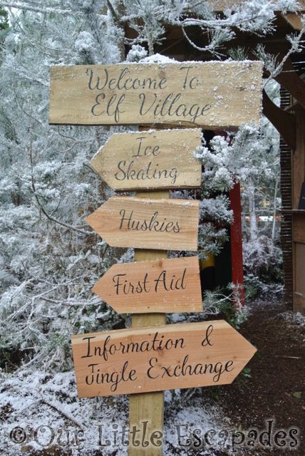 welcome to elf village signs