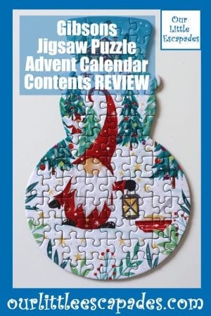 Gibsons Jigsaw Puzzle Advent Calendar Contents REVIEW