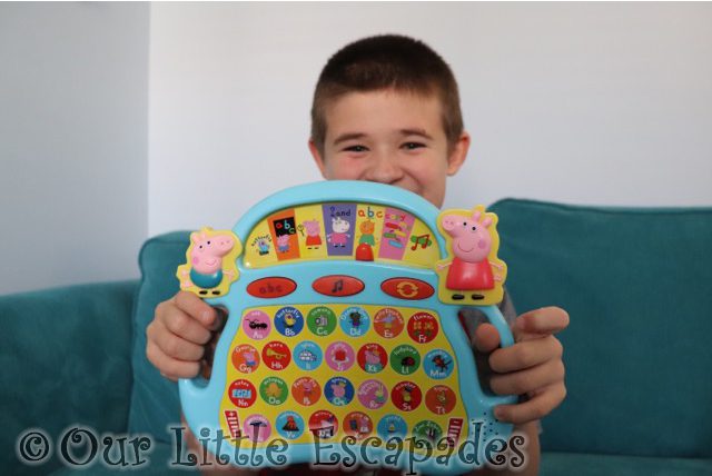 ethan peppa pig laugh learn alphaphonics learn with peppa pig electronic toys Gift Ideas for Toddlers