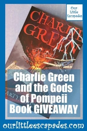 Charlie Green and the Gods of Pompeii Book GIVEAWAY