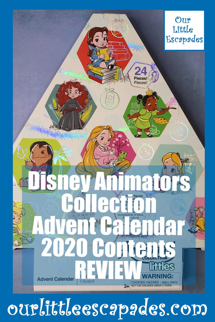 Disney Animators Collection Advent Calendar 2020 Contents REVIEW Our