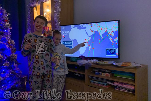ethan little e wheres santa map preparing for santas visit December 2020