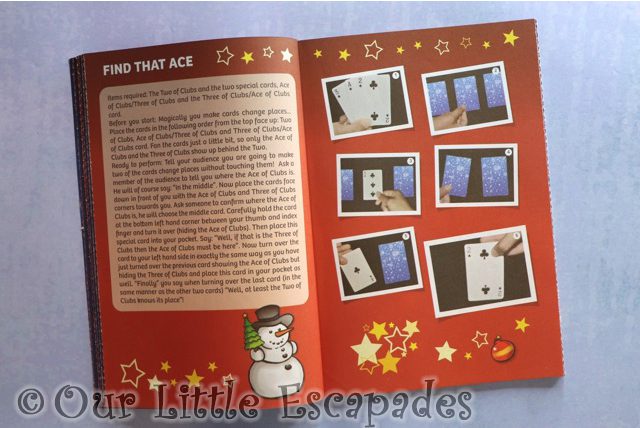 find that ace trick instructions instruction book magic advent calendar