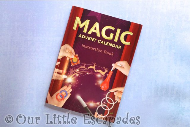 instruction book magic advent calendar