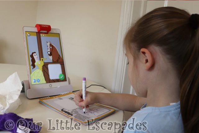 little e drawing philippe snack osmo super studio disney princess