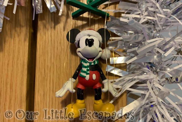 mickey mouse puppet christmas ornament