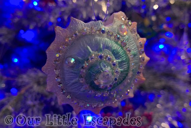 seashell christmas ornament