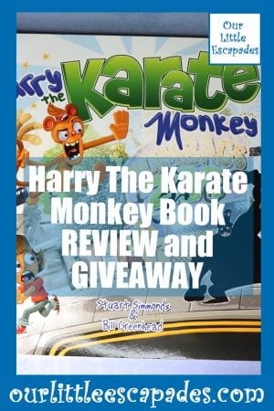 Harry The Karate Monkey Book-REVIEW and GIVEAWAY