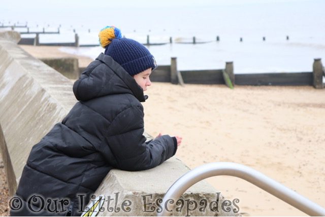 ethan looking at beach frinton-on-sea Eleven