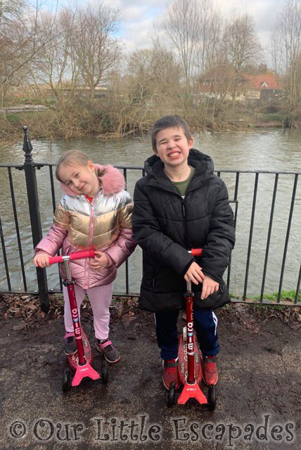 ethan little e scooters river February 2021