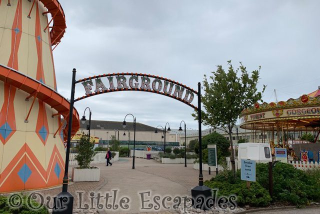 fairground sign butlins bognor regis
