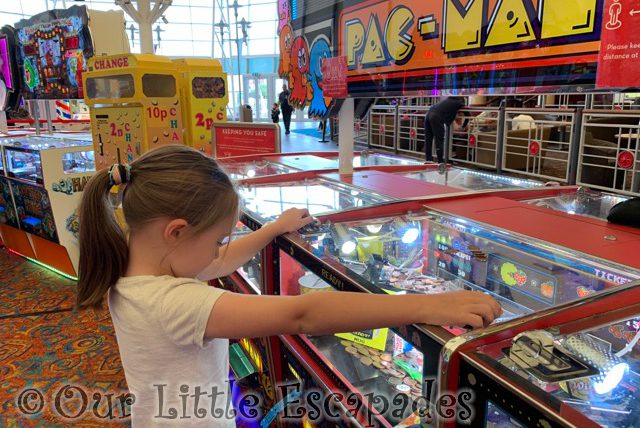 little e penny machine amusement arcade First Family Holiday at Butlin's