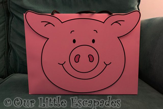 percy pig pink gift bag