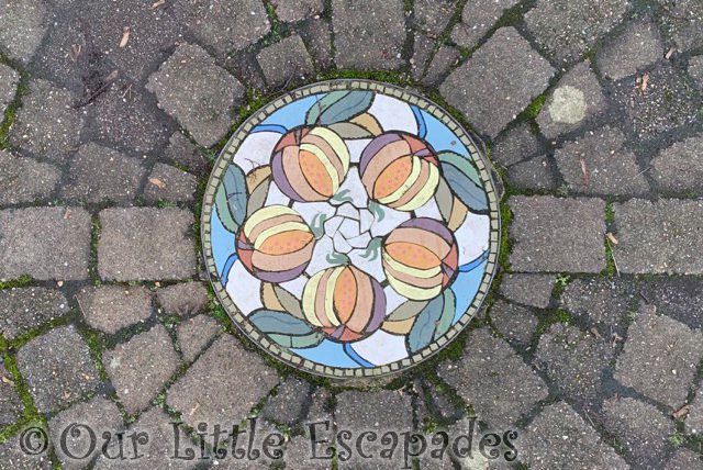 pumpkin mosaic sensory garden colchester castle park
