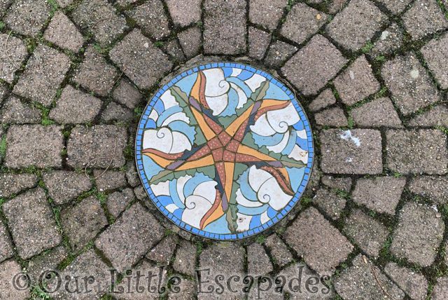 starfish mosaic sensory garden colchester castle park
