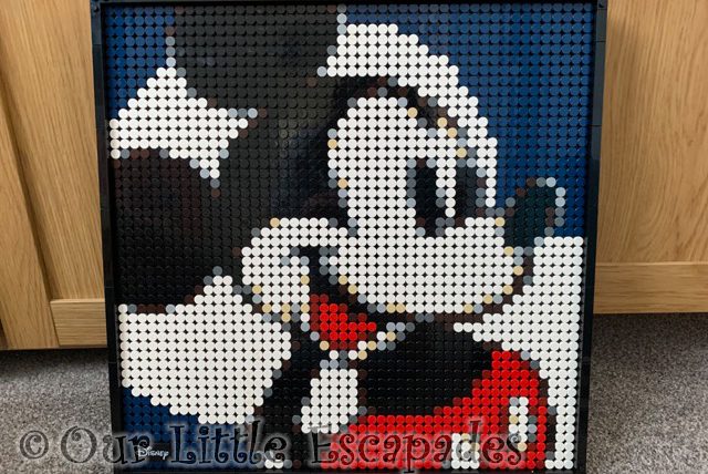 mickey mouse lego art complete