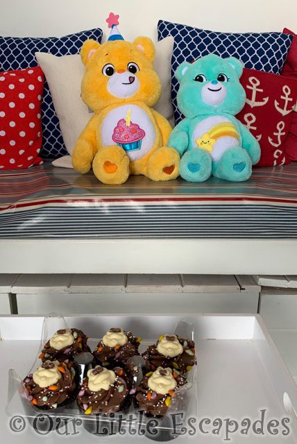 caterpillar chocolate cupcakes care bears birthday bear wish bear