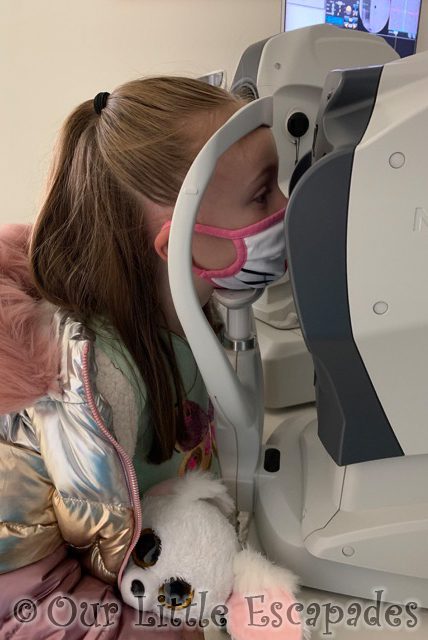 little e eye test machine opticians