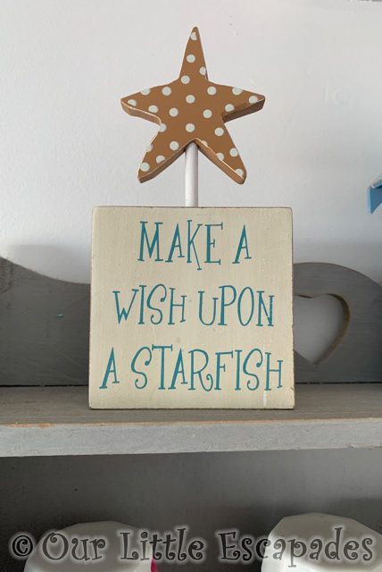 make a wish upon a starfish sign