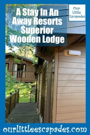 a stay in an away resorts superior wooden lodge