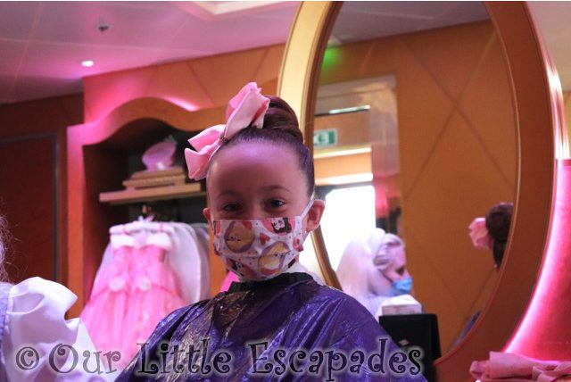 little e princess makeover complete bibbidi bobbidi boutique after covid closures