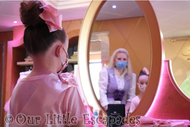 little e princess makeover reveal bibbidi bobbidi boutique after covid closures