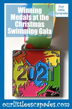 Winning Medals at the Christmas Swimming Gala