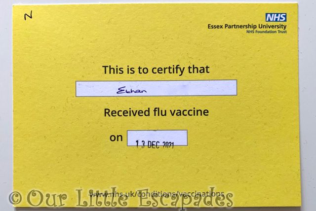 ethans flu vaccine certificate