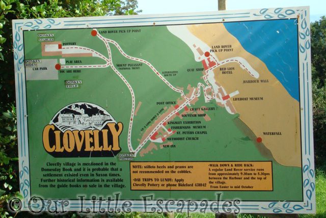 map clovelly devon