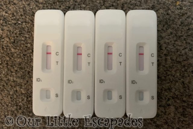 four negative covid tests