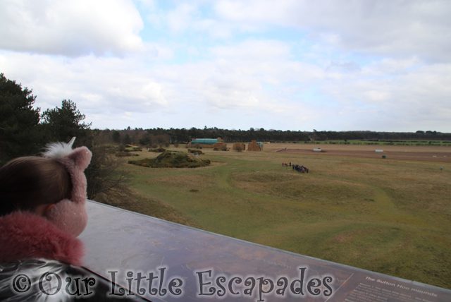 little e looking royal burial ground viewing tower sutton hoo