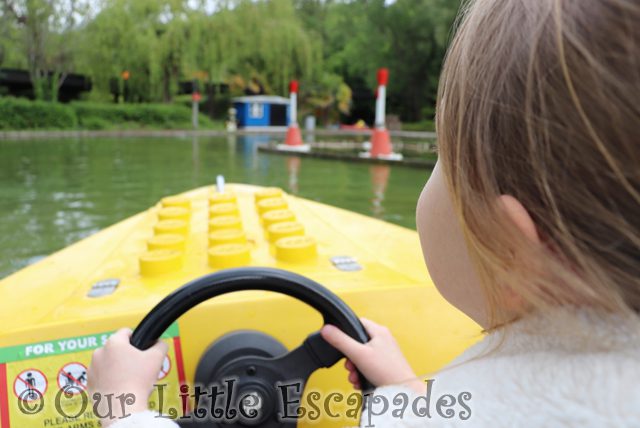 little e driving yellow boat coastguard hq legoland windsor Access Pass