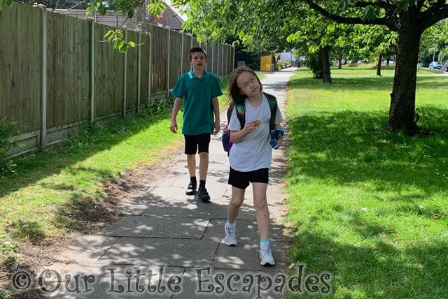 ethan little e walking home school 2022 Week 25