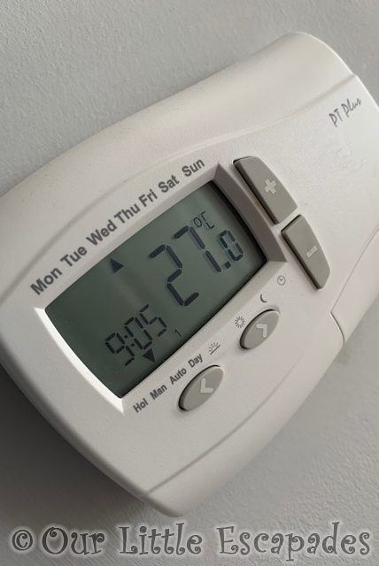 27 degrees celsius house temperature