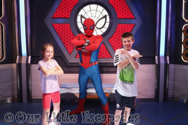 ethan little e spider man hero training center marvel avengers campus Summer Holiday