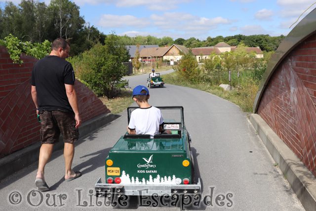 ethan little e driving mini jeeps villages nature paris
