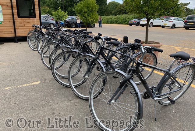 raleigh bikes cycle hire hub ickworth estate