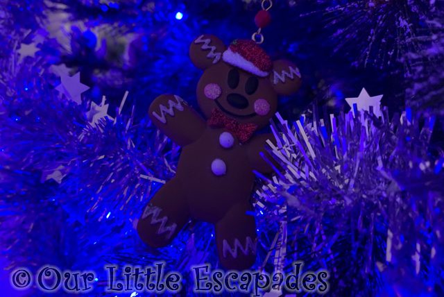 mickey mouse gingerbread man christmas decoration